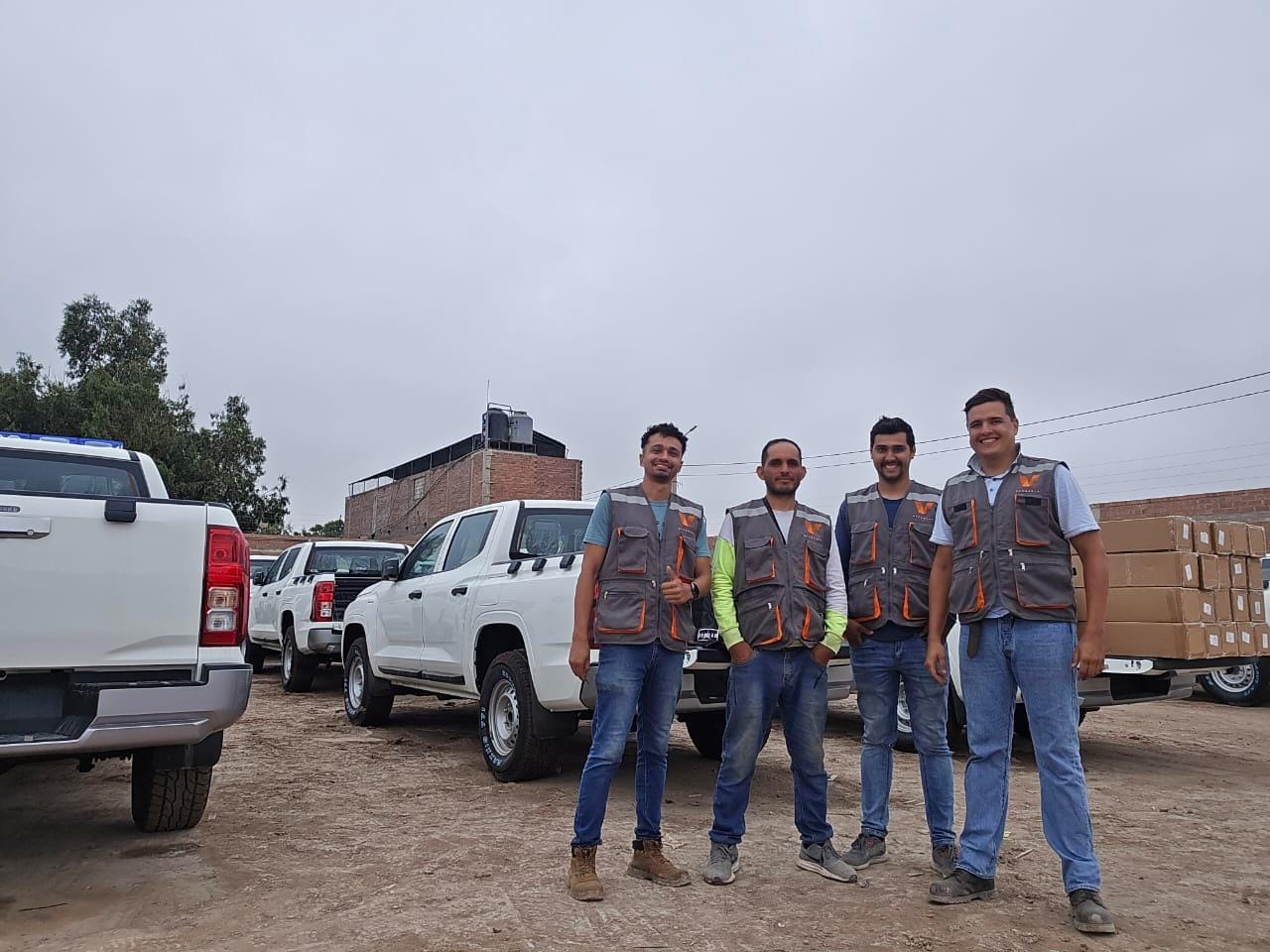 Equipo de Valtar y flota en despliegue de campo